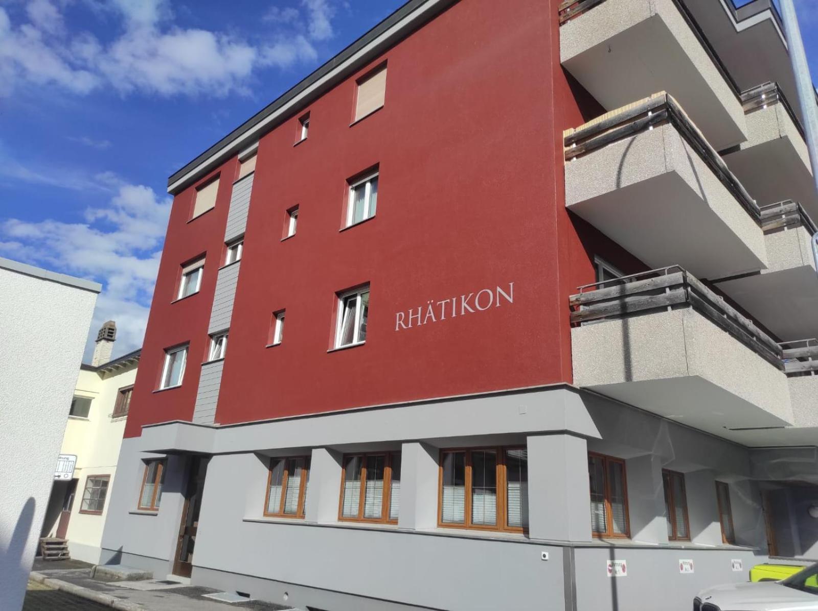 达沃斯Haus Rhaetikon 1. Og, Links公寓 外观 照片